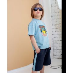 Літній трикотажний костюм для хлопців Wellkids Смайл - fu-150780