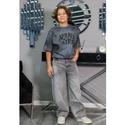 Джинси-скейтери для хлопців A-yugi 5519, колір сірий - 5519