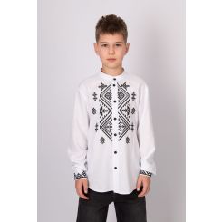 Вишиванка для хлопців Mevis 5636/5637, колір білий