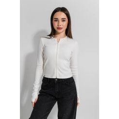 Лонгслів для дівчат Suzie Леяна SW197-Y5F22, колір молочний