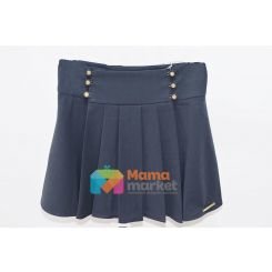 Школьная юбка из костюмной ткани Baby Angel 682, цвет синий