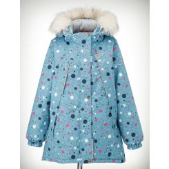 Зимова дитяча куртка-парка для дівчат Joiks G-41 колір блакитний - G-41