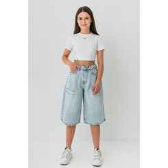 Джинсові шорти-баггі Suzie Скай SO040-Y5F05, колір блакитний