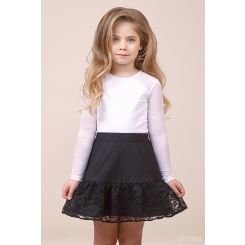 Школьная юбка Зиронька 30-9008-1, цвет черный - 30-9008-1