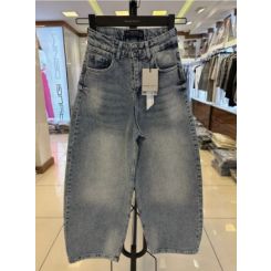 Широкі джинси для хлопців A-yugi 5519, колір блакитний